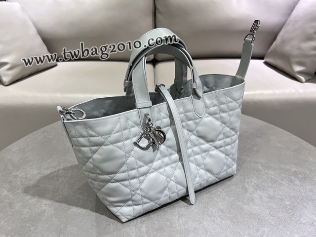 Dior专柜新款迪奥中号Toujours手袋牛皮超大藤格纹休闲女包 djfk1243